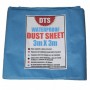 Waterproof Barrier Dust Sheet - 3m x 3m