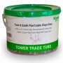 Tower Twin & Earth Cable Clip Trade Tub