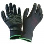 Black Builders Gloves - PU Coated Lightweight
