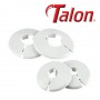 Talon Pipe Covers - White