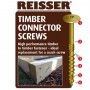 Reisser Wafer Head Timber Connector Screws - Nano Coating