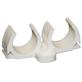 Plumbers Trunking Clips - Double