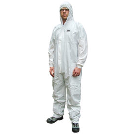 Chemical Splash Resistant Disposable Coverall - Type 5/6 - White