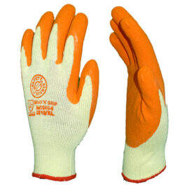 Builders Latex Grip Gloves - Pk 120prs - only 59p pair