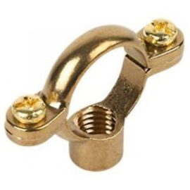 SchoolBoard Clip - Screw- On Bracket - Pressed Brass