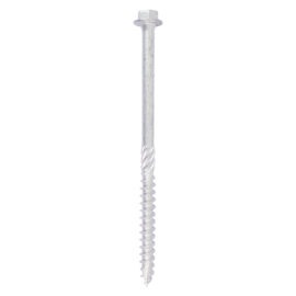 Heavy Duty Timber Structural Screws - Hex - Exterior Coated Silver