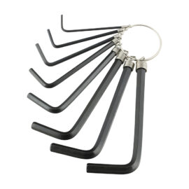 Hex Key Keyring Set - 8 pcs - Timco