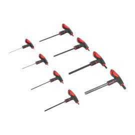 T-Handle Hex Key Set - 8 pcs - Timco
