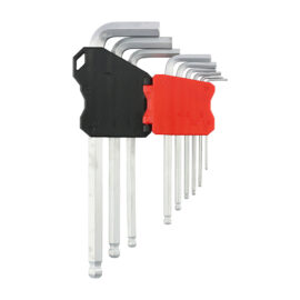 Alternative view of Long Arm Ball End Hex Key Set - 9 pcs - Timco