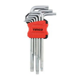 Long Arm TX Drive Key Set - 9 pcs - Timco