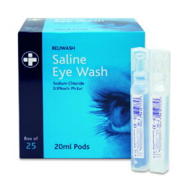 Eye Wash Saline - Pods 20ml - Box 25