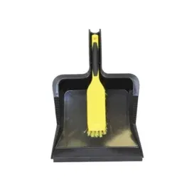 Alternative view of Bulldozer Large Dustpan & Brush Black / Yellow