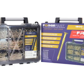 Alternative view of ForgeFast Pozi Elite Performance Woodscrews - Mega Contract Kit 1800pc with FREE chunky case
