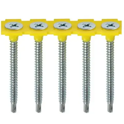Collated Drywall Screws - Self Drilling - Zinc Collated Drywall Screws - Self Drilling - Zinc
