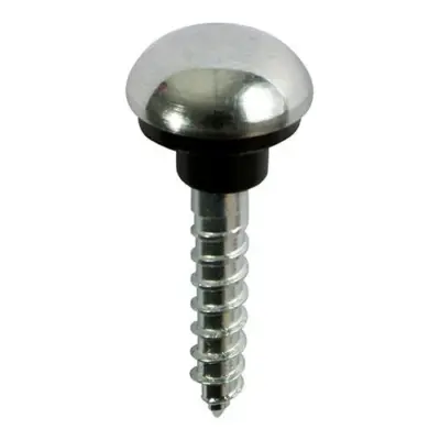 Mirror Screw Dome - Chrome - chrome dome mirror screw - 1 Mirror Screw Dome - Chrome