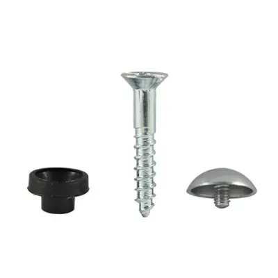 Mirror Screw Dome - Chrome - image 2 Mirror Screw Dome - Chrome - image 2