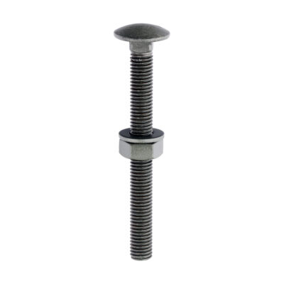 Index Exterior Coated Carriage Bolt, Nut + Washer