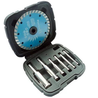 Mini Diamond Tile Core & Blade Set Mini Diamond Tile Core & Blade Set