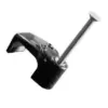 Black Flat Twin & Earth Cable Clip Black Flat Twin & Earth Cable Clip