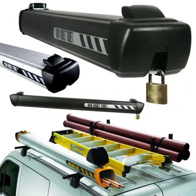 Van Vault Roof Tube 100 - Silver Roof Mounted Pipe Carrier Van Vault Roof Tube 100 - Silver Roof Mounted Pipe Carrier
