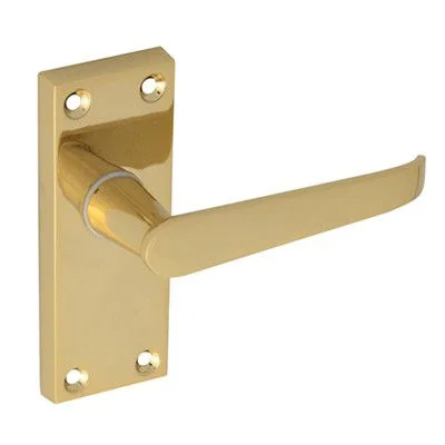 Brass Victorian Latch Handle (Straight) - 102mm Brass Victorian Latch Handle (Straight) - 102mm
