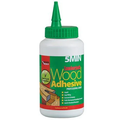 Everbuild Lumberjack 5 Minute Polyurethane Wood Adhesive - 750g Bottle