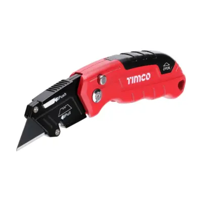 TIMCO Professional Folding and Locking Utility Knife TIMCO Professional Folding and Locking Utility Knife