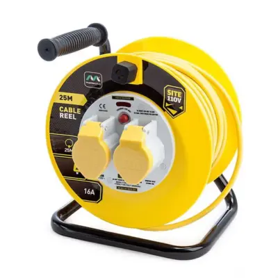 Cable Reel 110v - 25m 16a