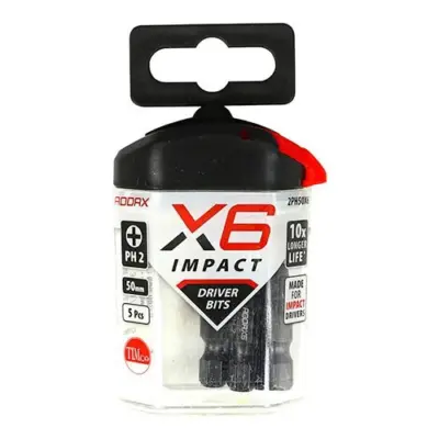 PHILLIPS - Impact Driver Bits - PH2 - No.2 x 50 (5 pcs) - image 2 PHILLIPS - Impact Driver Bits - PH2 - No.2 x 50 (5 pcs) - image 2