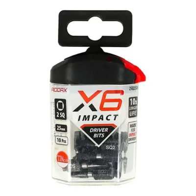 SQUARE - Impact Driver Bits - SQ No.2 x 25 (10 pcs) - image 2 SQUARE - Impact Driver Bits - SQ No.2 x 25 (10 pcs) - image 2