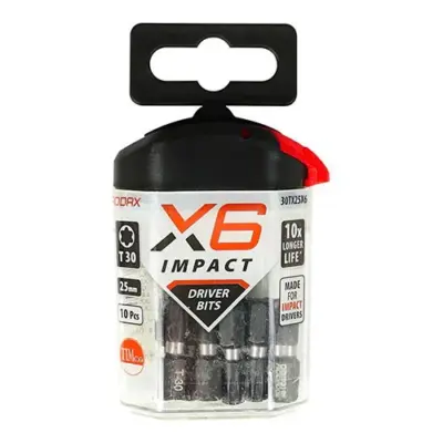 TORX - Impact Driver Bits - TX30 x 25 (10 pcs) - image 2 TORX - Impact Driver Bits - TX30 x 25 (10 pcs) - image 2