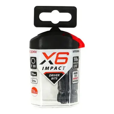 TORX - Impact Driver Bits - TX30 x 50 (5 pcs) - image 2 TORX - Impact Driver Bits - TX30 x 50 (5 pcs) - image 2
