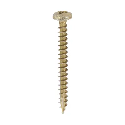 Timco Premium Classic Yellow Screw - PAN HEAD Timco Premium Classic Yellow Screw - PAN HEAD