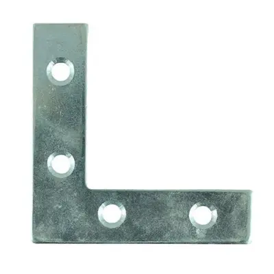 Corner Plates - Zinc - Box 50 Corner Plates - Zinc - Box 50