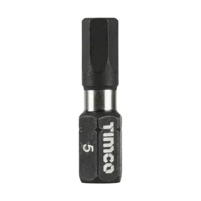 HEX Impact Driver Bits - 5.0 x 25 (10 pcs)