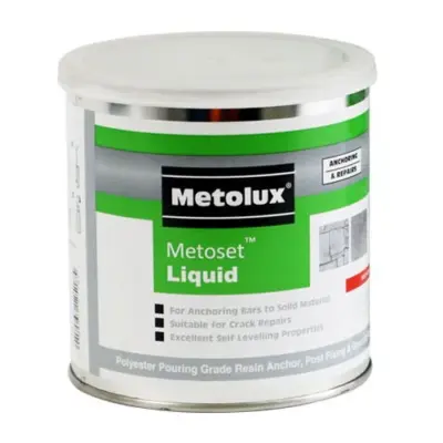 Metolux 2 Part Metoset Liquid Mortar - Grey Metolux 2 Part Metoset Liquid Mortar - Grey