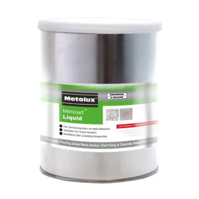 Metolux 2 Part Metoset Liquid Mortar - Grey - Metolux 2 Part Metoset Liquid Mortar - Grey - 1 Metolux 2 Part Metoset Liquid Mortar - Grey