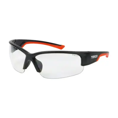 Premium Safety Glasses - Half Frame - Clear