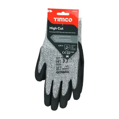 High Cut Gloves Level C/5 - PU Coated HPPE Fibre with Glass Fibre - image 2