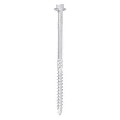 Heavy Duty Timber Structural Screws - Hex - Exterior Coated Silver Heavy Duty Timber Structural Screws - Hex - Exterior Coated Silver