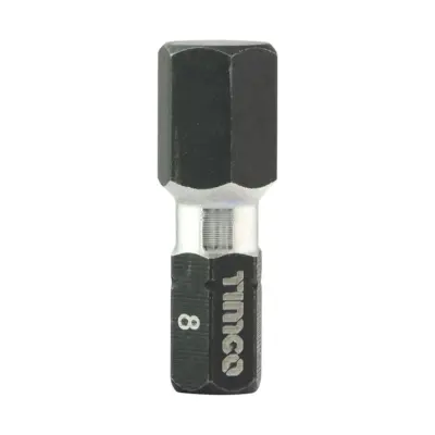 HEX Impact Driver Bits - 8.0 x 25 (10 pcs)