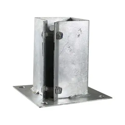 Bolt Down Shoe - Bolt Secure - Hot Dipped Galvanised - Box 10