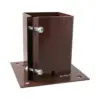 Bolt Down Shoe - Bolt Secure - Oxide Red - Box 10