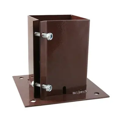 Bolt Down Shoe - Bolt Secure - Oxide Red - Box 10