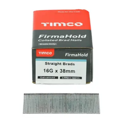 FIRMAHOLD STRAIGHT Gun Brad Nails - Galvanised (NO GAS) FIRMAHOLD STRAIGHT Gun Brad Nails - Galvanised (NO GAS)