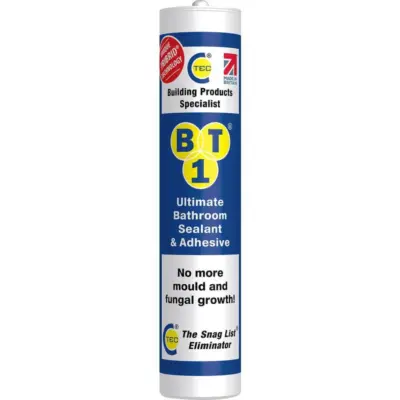 BT1 Sanitary Sealant & Adhesive - All in 1 - WHITE (CT1)