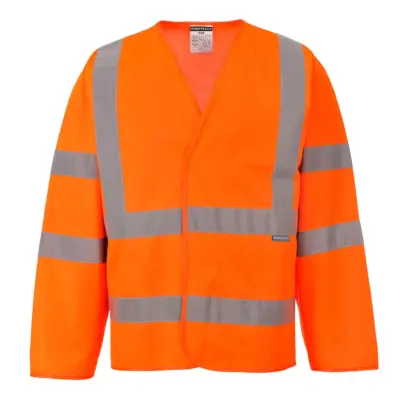 Hi-Vis Long Sleeve Jacket - CE certified Hi-Vis Long Sleeve Jacket - CE certified