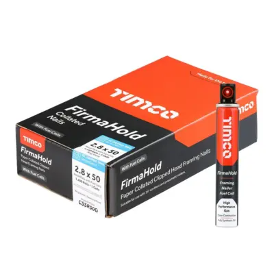 FIRMAHOLD A2 STAINLESS STEEL Collated Framing Gun Nails - Box 1100 (With Gas)