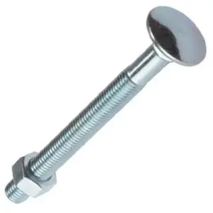 Carriage Bolts with Hex Nuts - ZP