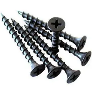 Wafer Head Self Drilling Metal Framing Screws - BZP